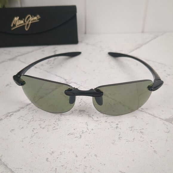 Maui Jim Sunglasses Frame Only MJ-908-02 Sandy Beach MJ Sport Black Rimless 56mm - Picture 1 of 11